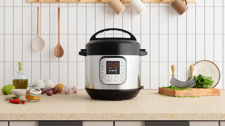 instant pot on counter