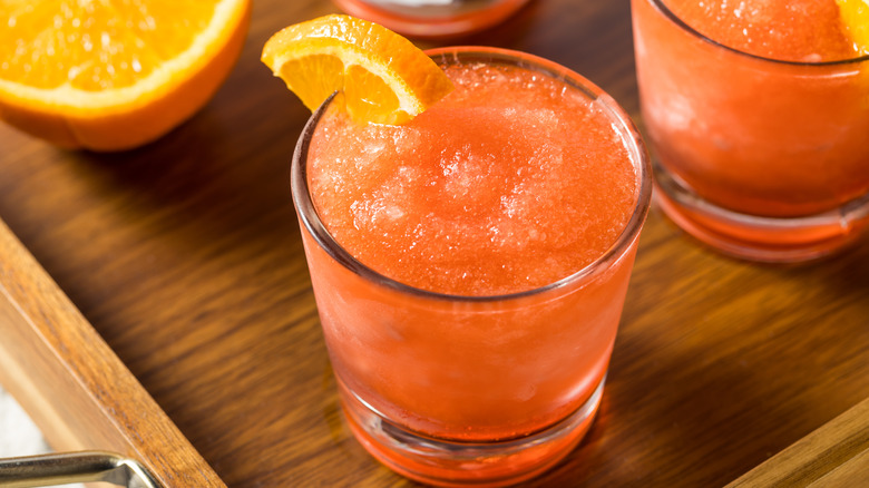 boozy frozen cocktail