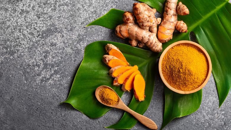 Bowl of turmeric