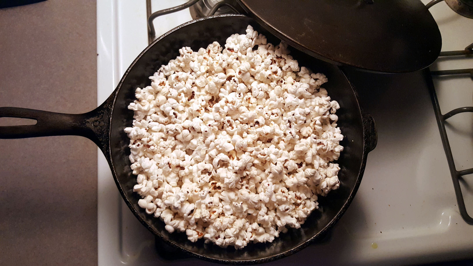 The More Oil The Better When It Comes To Stovetop Popcorn