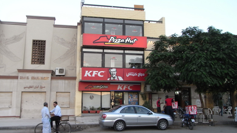 Pizza Hut and KFC in Giza