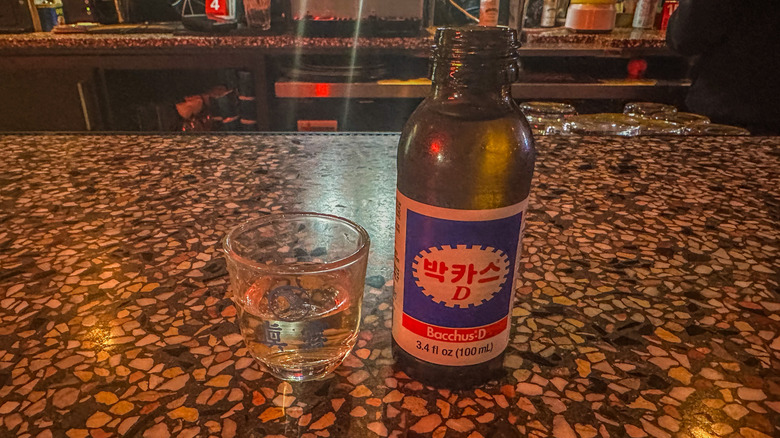 soju energy bomb at orion bar