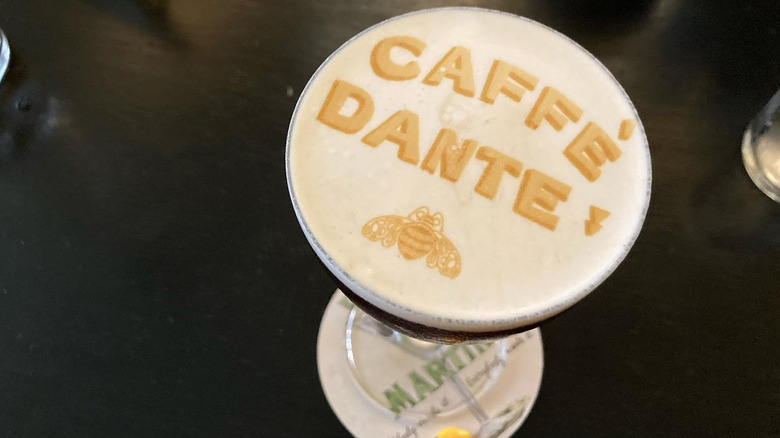 Honey Bee cocktail Caffe Dante