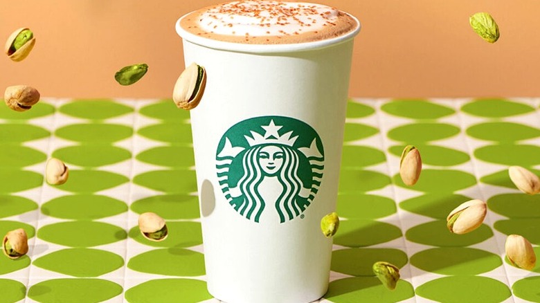 Pistachio Latte Starbucks drink