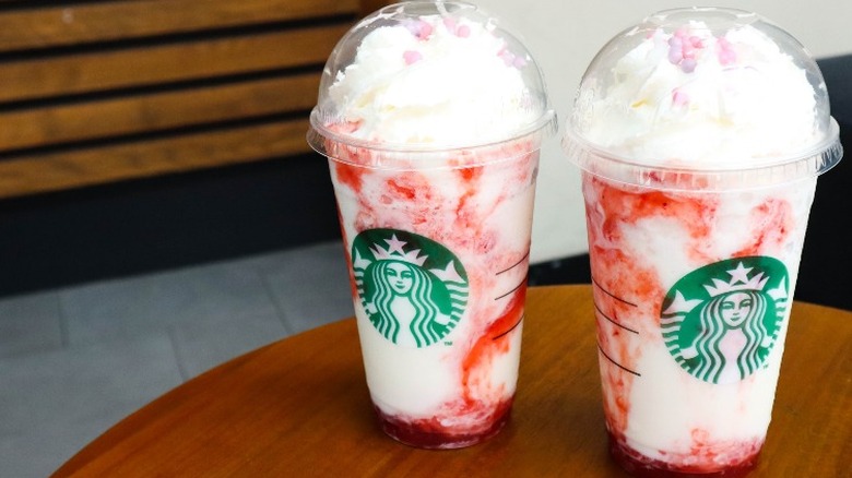 Strawberry Creme Frappuccino