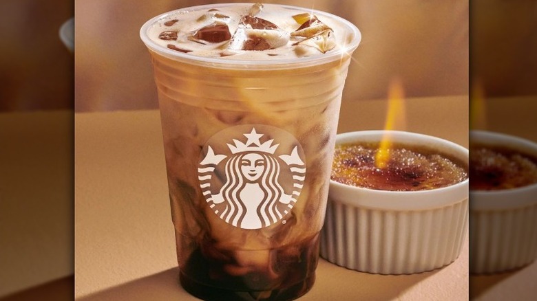 Starbucks iced drink crème brûlée 