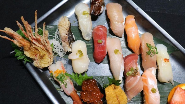 Hama Sushi Venice nigiri tray