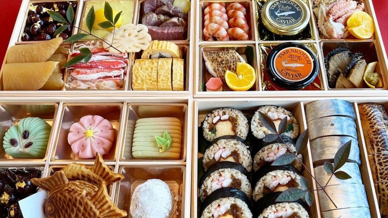 Morihiro sushi and fish boxes