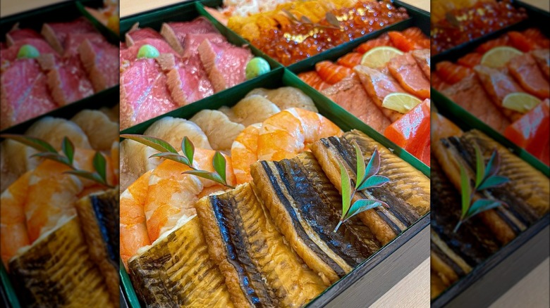 Sushi Inaba sashimi bento box