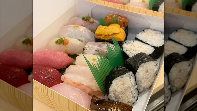 Sushi Sasabune nigiri box 