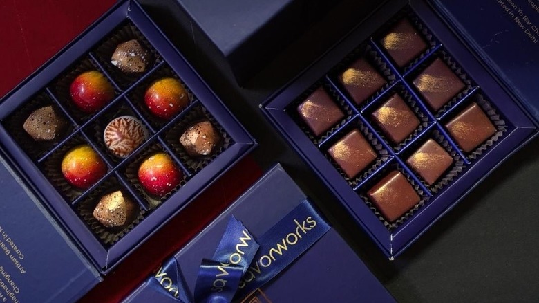 savorworks chocolate bonbons boxes 