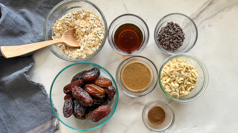 no bake oat bars ingredients 