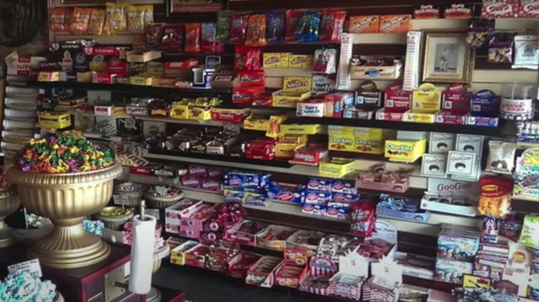 Old-fashioned penny candy display