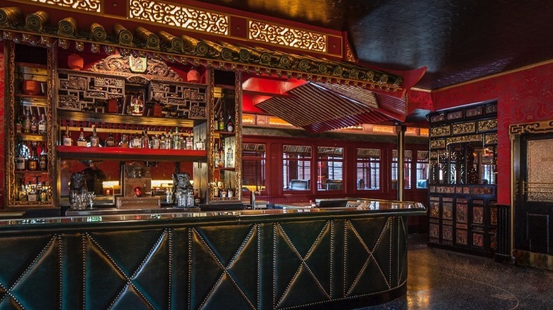 The interior of the Formosa Cafe in Los Angeles