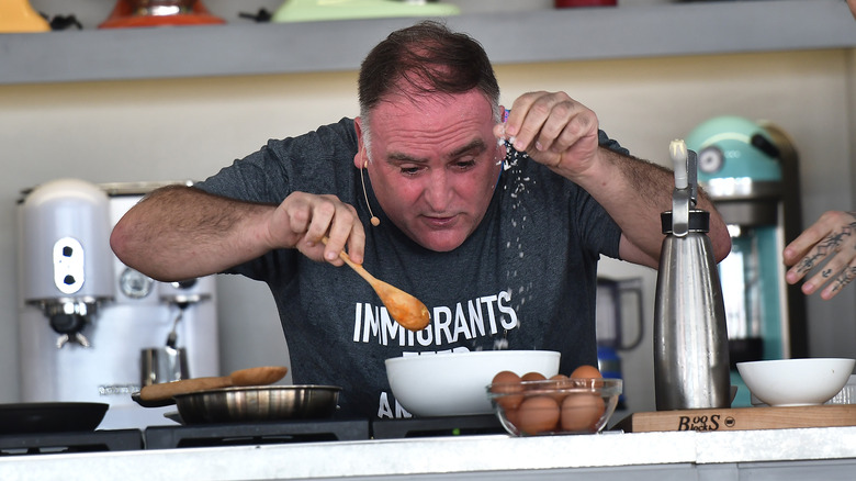 Jose Andres in the kitchen