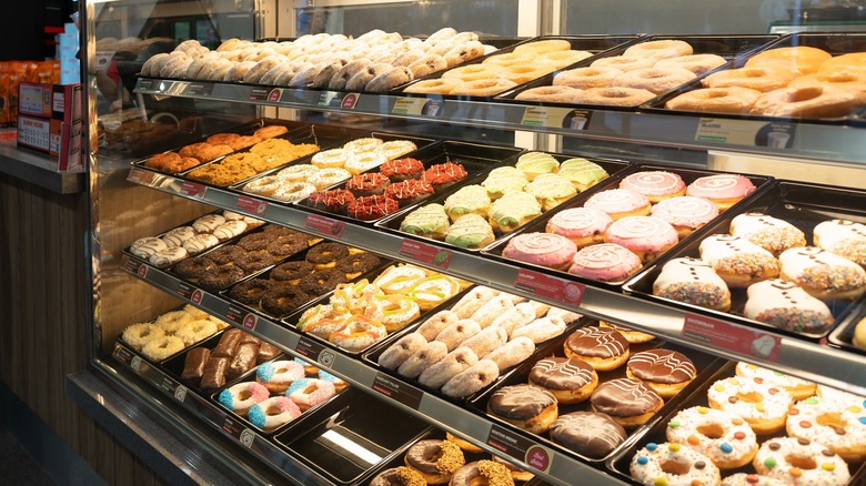 dunkin donuts selection