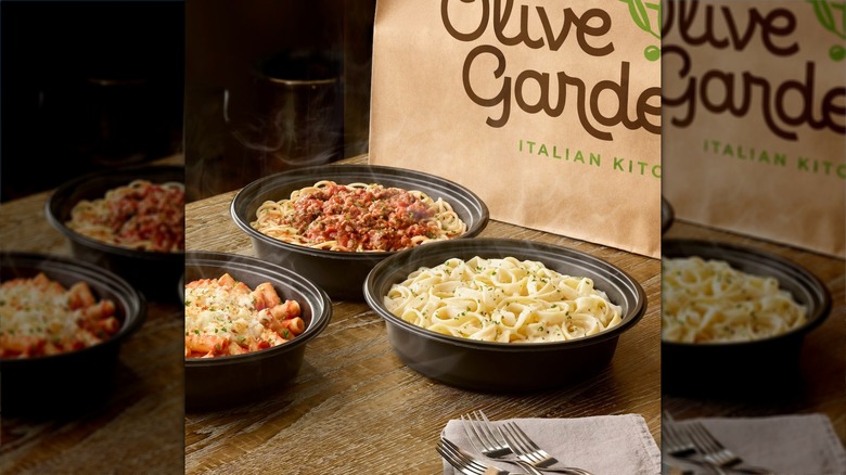 Olive Garden to-go pasta