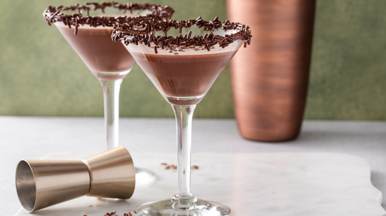 Chocolate martinis