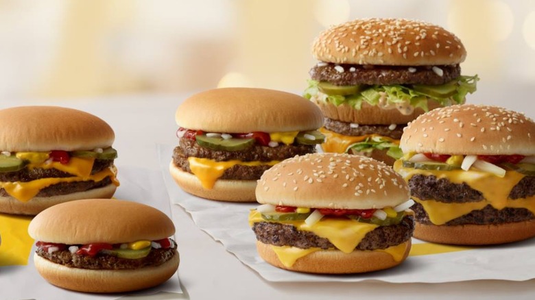 McDonald's burger offerings