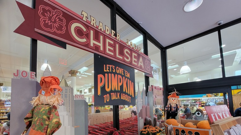 Trader Joe's fall store display