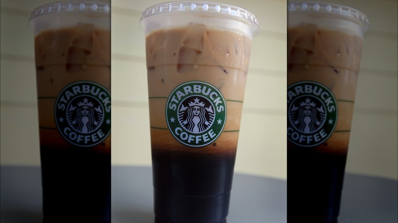 Starbucks trenta iced drink