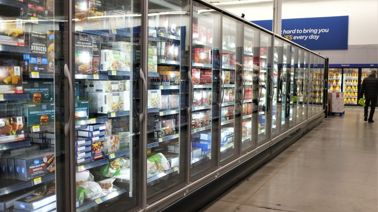 The Walmart frozen food aisle