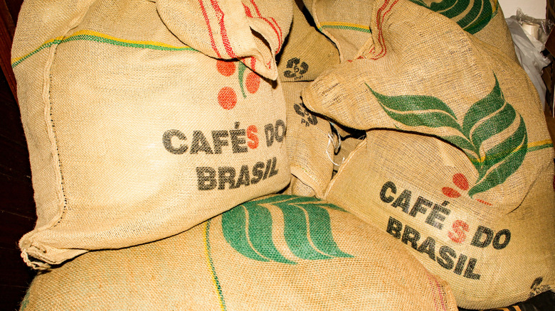 Coffee beans from Brazil