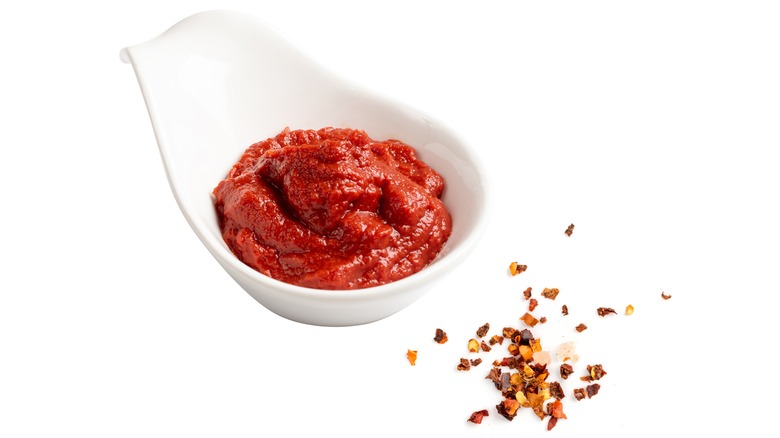 spoonful of chile paste