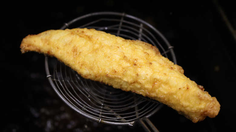 battered fried fish 