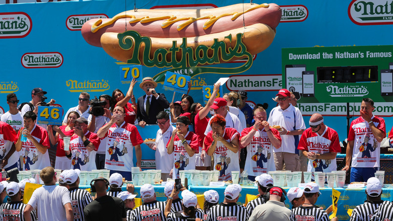 Nathan's hot dog eating contest