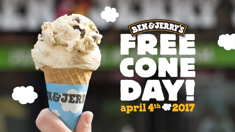 Free cone day add