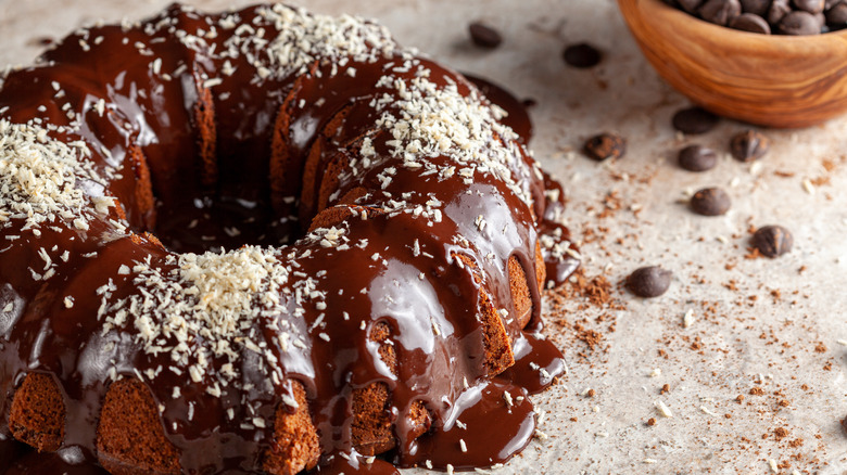 Tunnel of Fudge Bundt cake