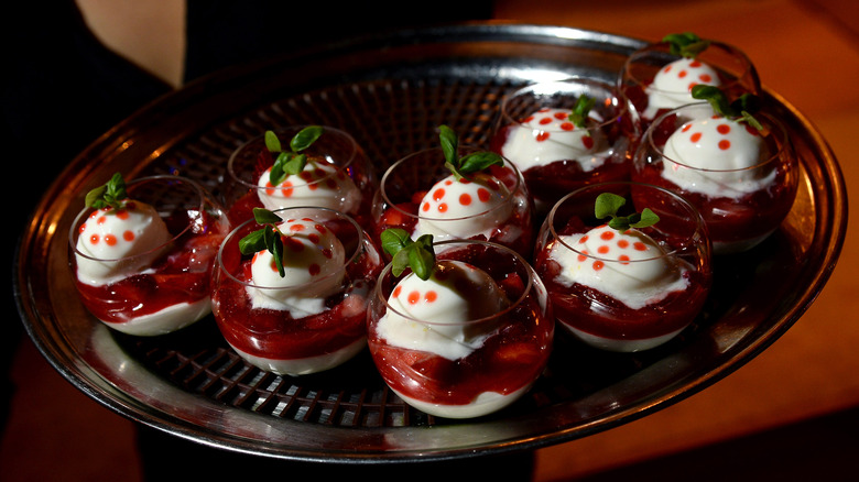 desserts served at a Joël Robuchon booth