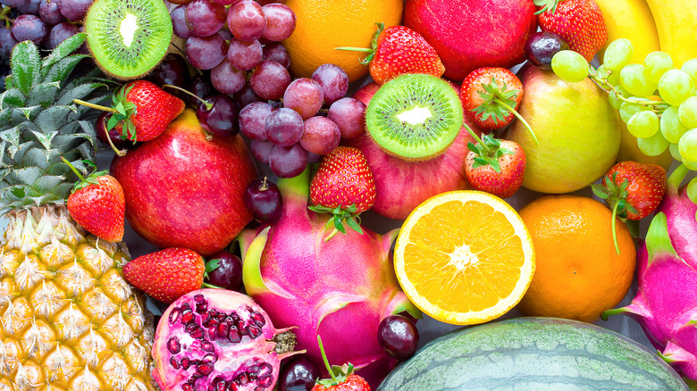 Assorted fruits