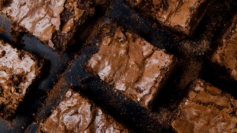 slices of brownies