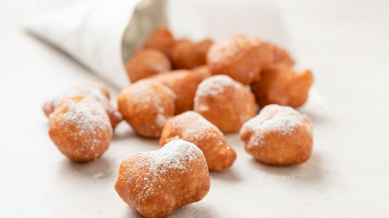 Beignets and paper bag