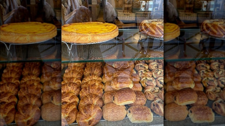 selection of breads at poilane bakery