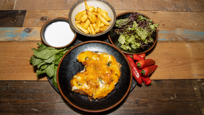 Parmo with sides