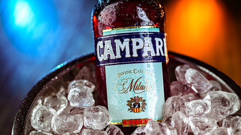 bottle of Campari