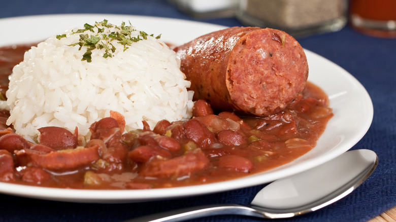 New Orleans red beans and rice