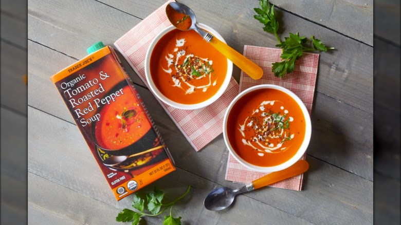 Trader Joe's Organic Tomato & Roasted Red Pepper Soup