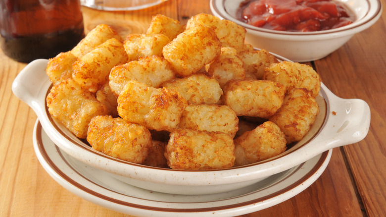 bowl of tater tots