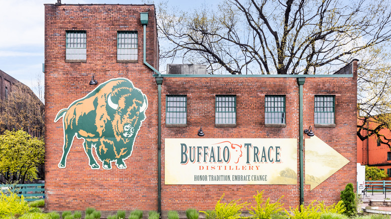 Exterior of Buffalo Trace Distillery