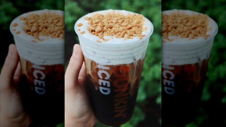 Dunkin' iced s'mores latte