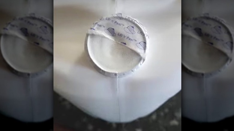 lift and peel milk jug seal
