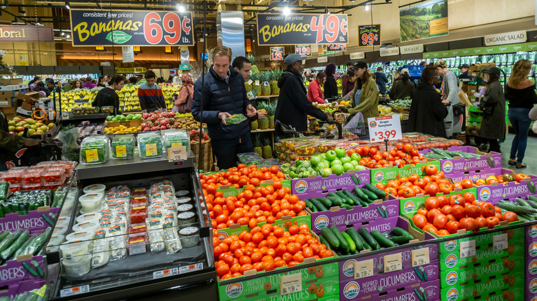 Wegmans produce department