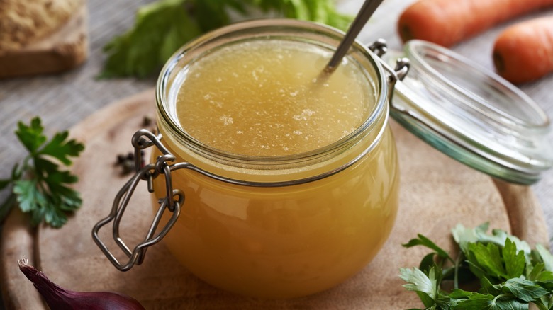 chicken vegetable stock