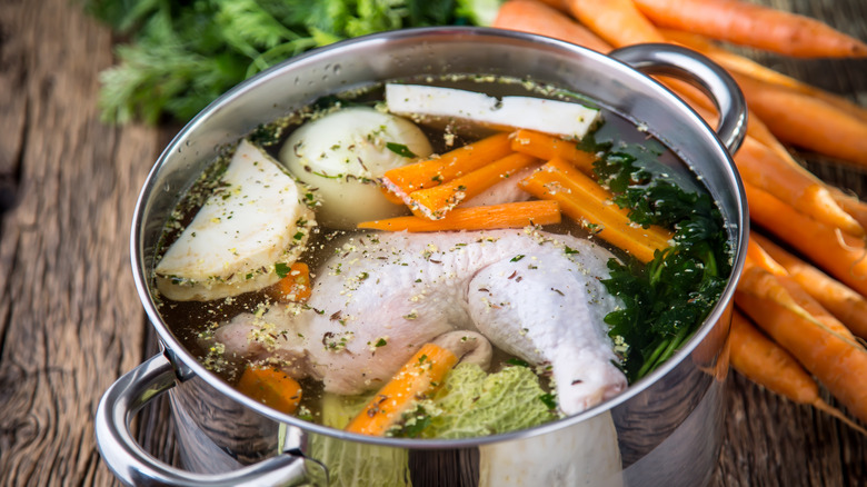 chicken vegetable stock