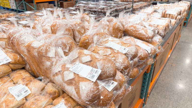 Costco bread section