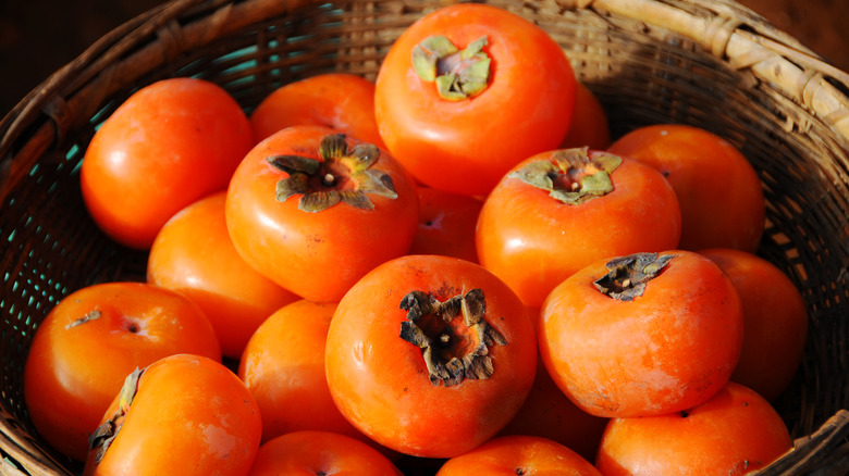 bowl of persimmons